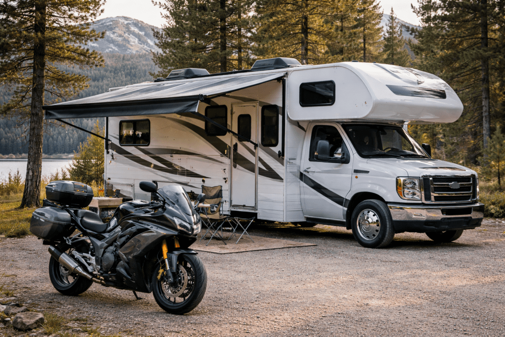 autocamper motorcykel forsikring gps